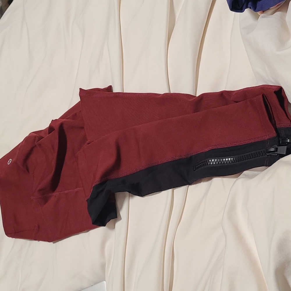 NWOT Popflex Adventure leggings red 4